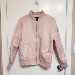 AQUA Pink Bomber Jacket